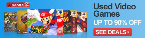 Banner 80s Toy Store Video Games