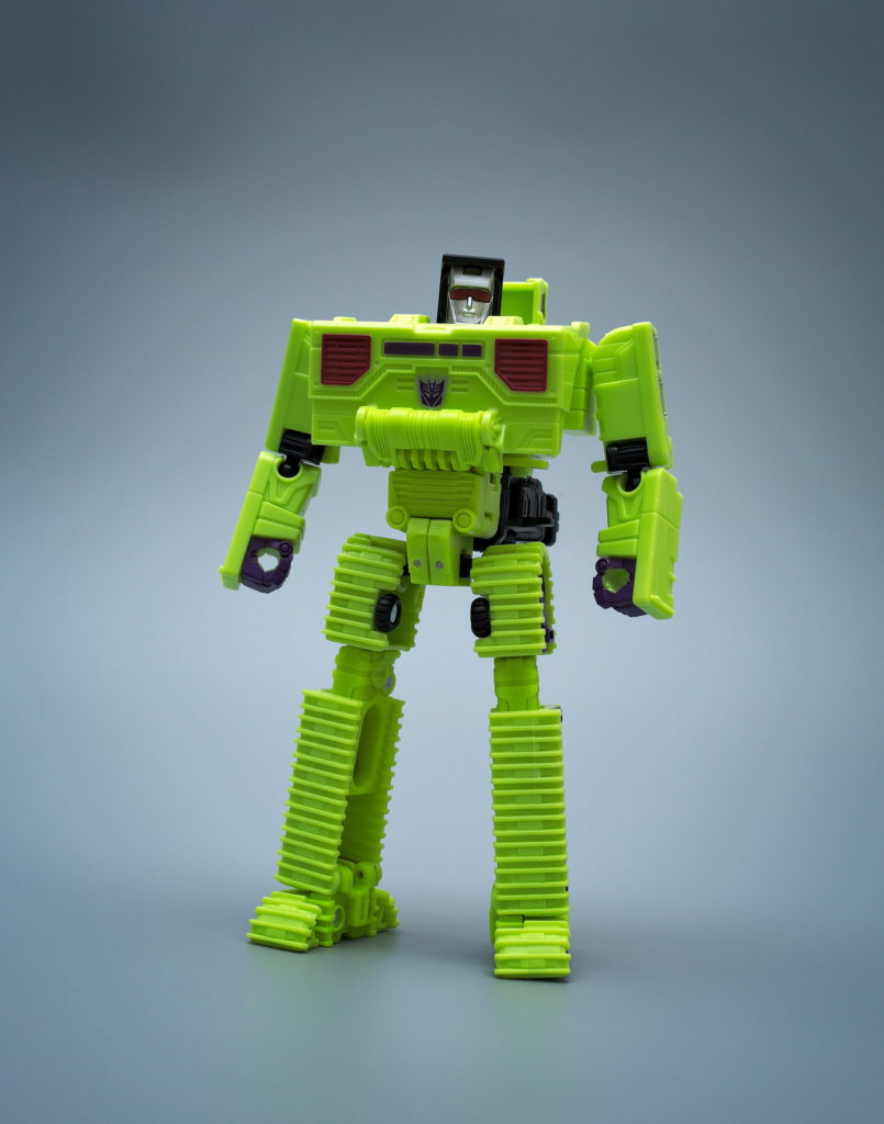 Bright green Constructicon Bonecrusher