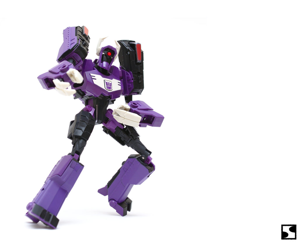 Purple and black G1 Shockwave Decepticon