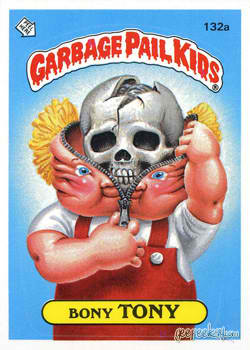 Bony Tony Garbage Pail Kid Card
