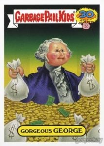 2015 Garbage Pail Kids Card #2a Gorgeous George