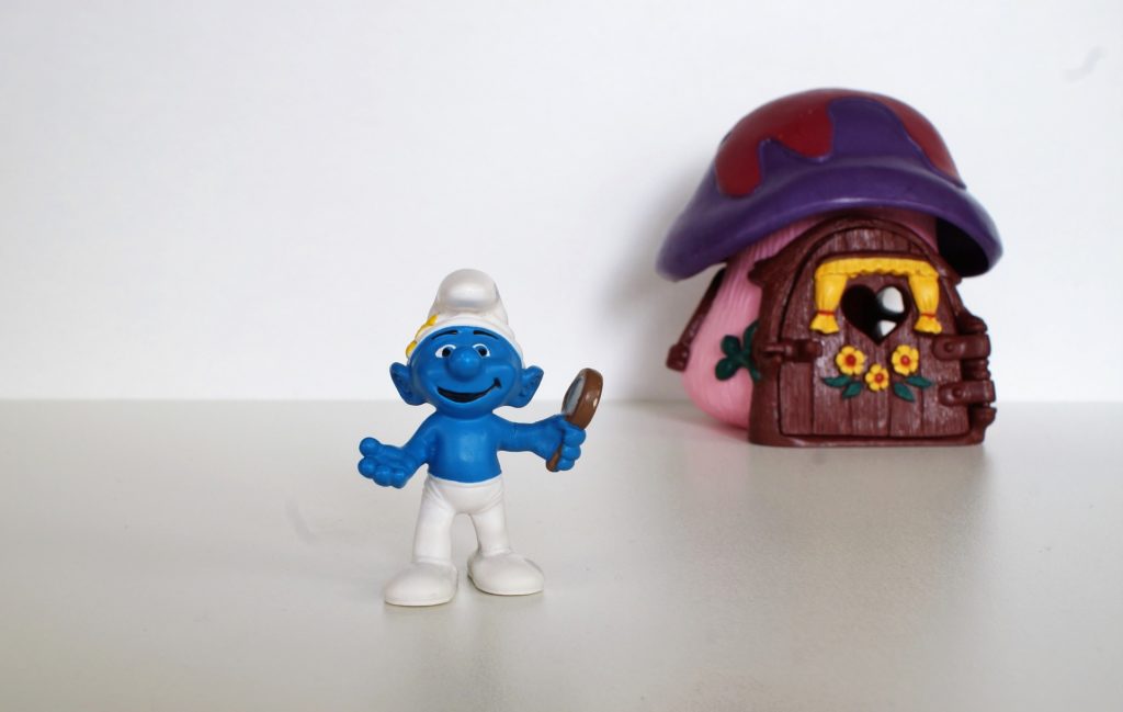 smurf and smurf house