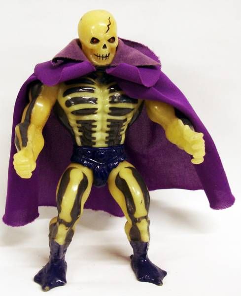 Scare Glow wearing a violet cape