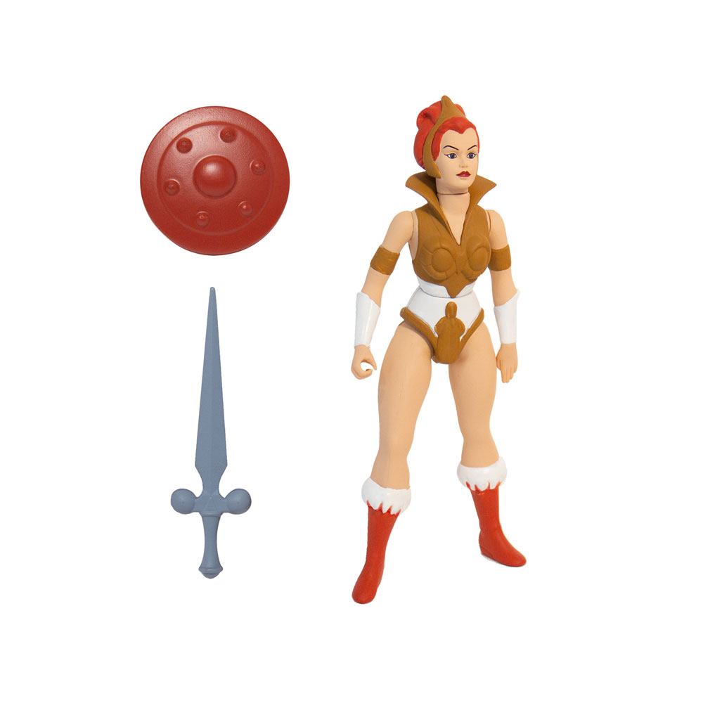 Teela with her shield and sword on a white background