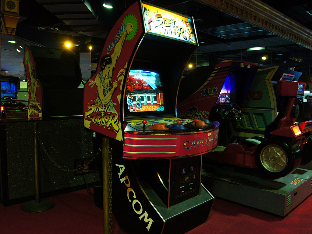 Original OG Street Fighter Arcade Game in a big cabinet