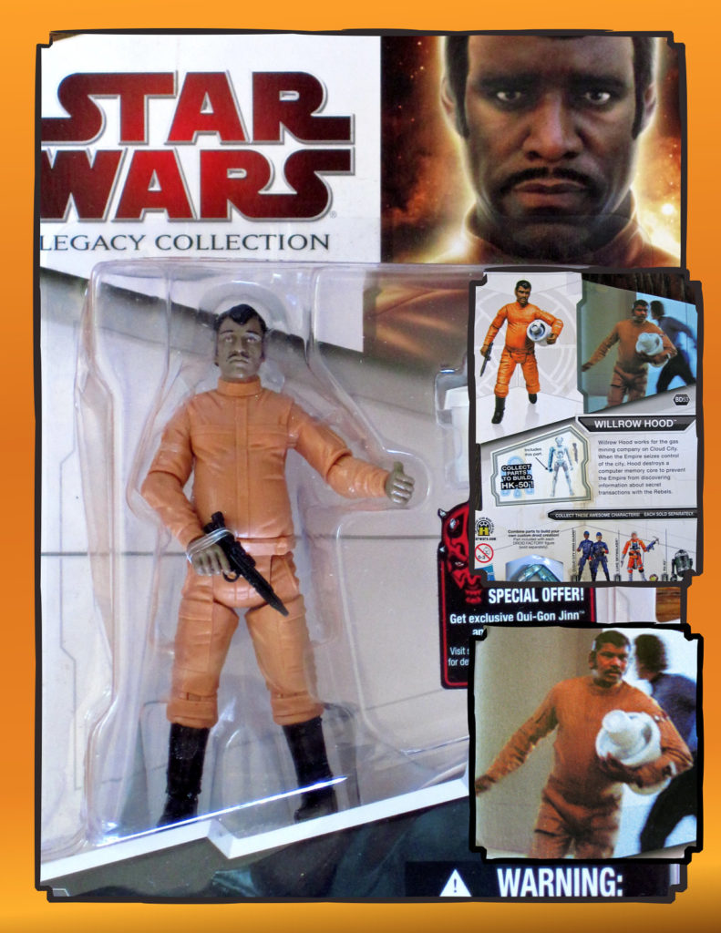 Star Wars legacy collection Willrow Hood inside packaging
