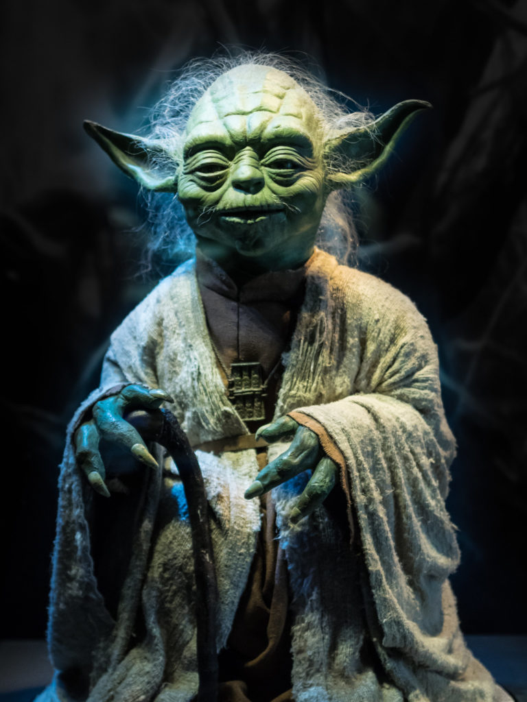 life-size figure of Yoda