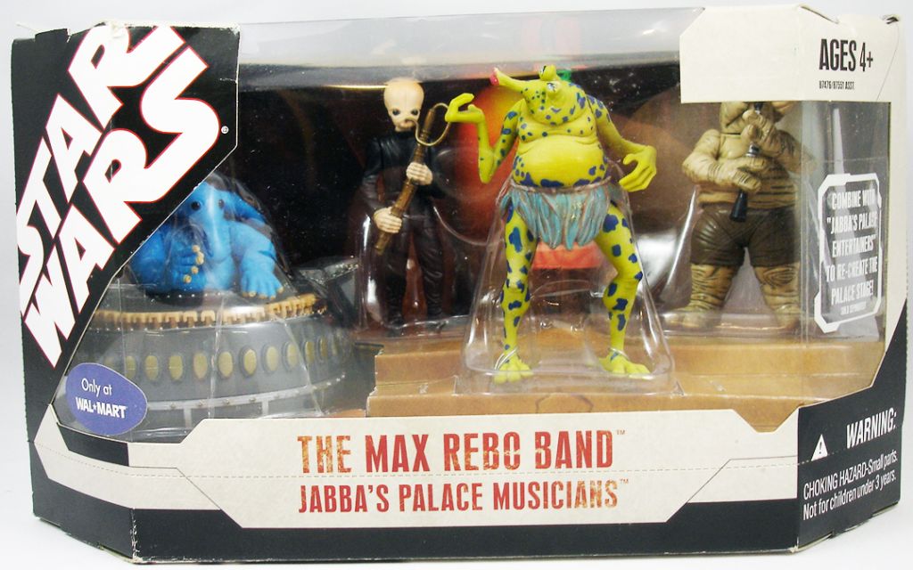 Max Rebo band inside a packaging