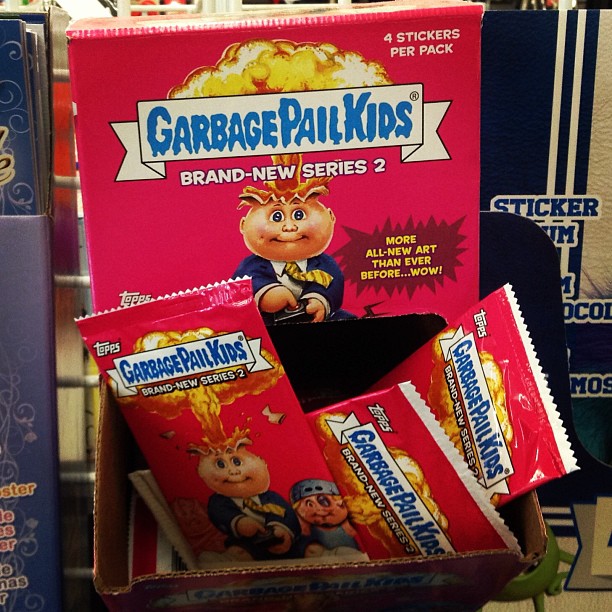 Boxes of Garbage Pail Kids Brand New Series 2