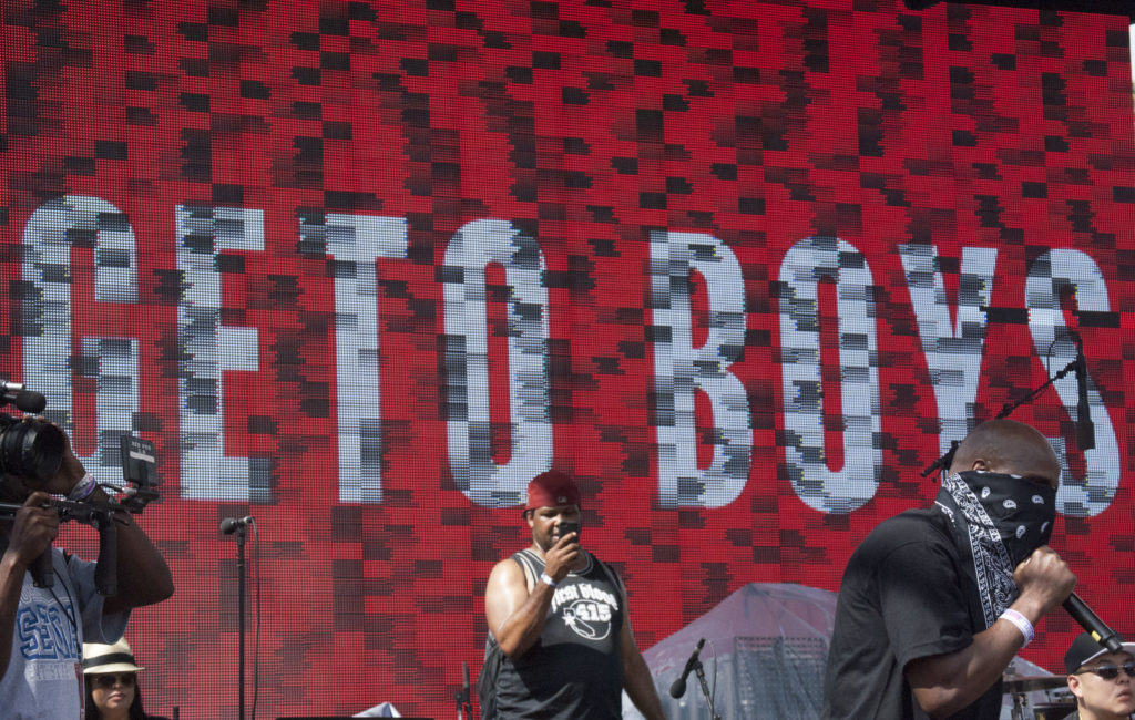 Geto Boys performing on stage