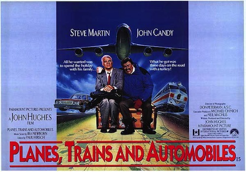Planes Trains and Automobiles movie poster