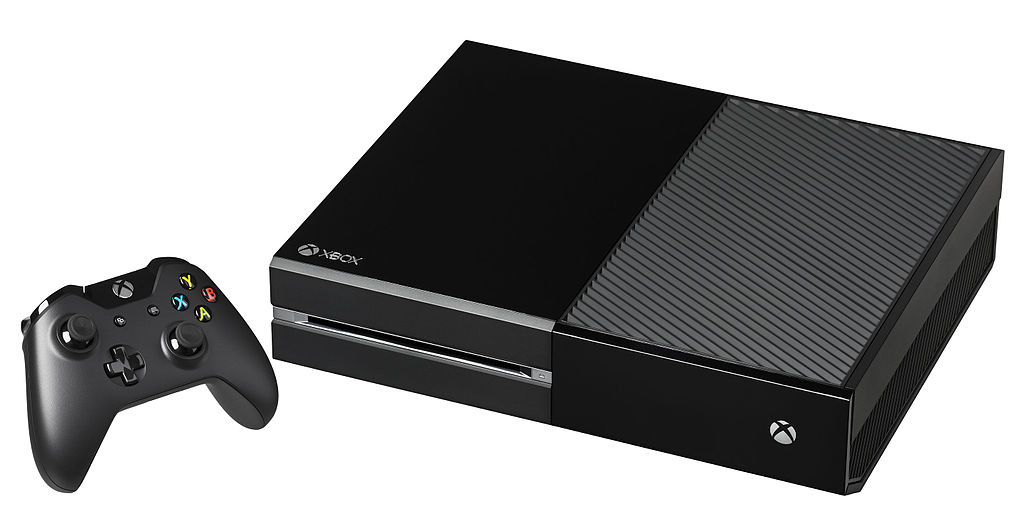 Xbox One Console and a cordless controller