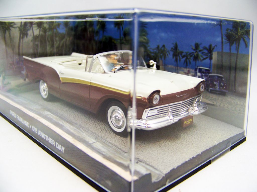 Ford Fairlane inside a transparent toy packaging