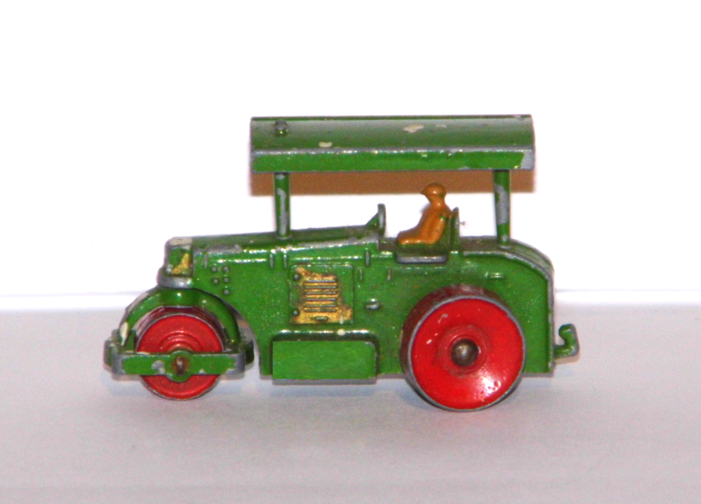 Road roller green matchbox