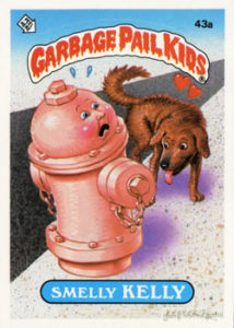 1983 Garbage Pail Kids 43a Smelly Kelly